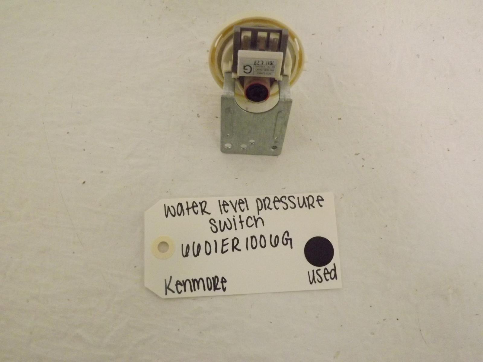 Kenmore Washer 6601ER1006G Water Level Pressure Switch Used Kenmore Washer 6601ER1006G Water Level Pressure Switch Used